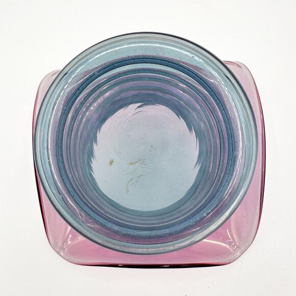 Dunbar Flint Glass Co. Aramis Whimsy Hat Vase Jack in the Pulpit Iridescent '30s - Picture 8 of 13